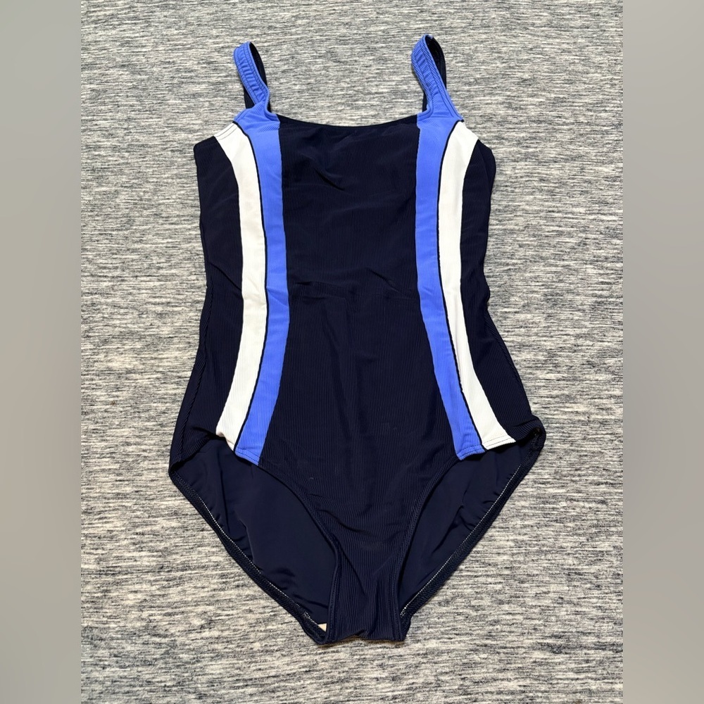 Vintage Baltex One Piece Bathing Suit Size 12